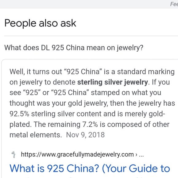 Peace sign pendant ,DL 925 china stamped - Picture 5 of 5